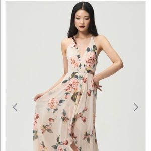 Jenny Yoo Strappy Floral Formal Dress | Size 2